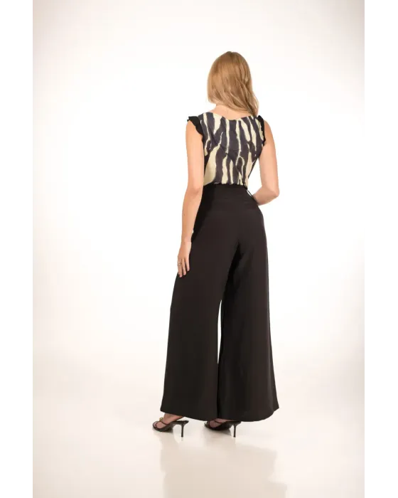 Camiseta Malalá Amaru | Estampado Cebra y Volantes | Moda Mujer Maldita 2