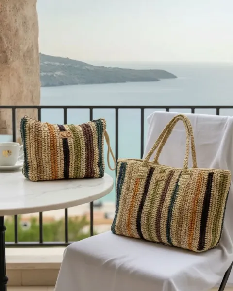 Shopper Rafia Handmade Noco Beach | Bolso Trenzado a Mano | Maldita