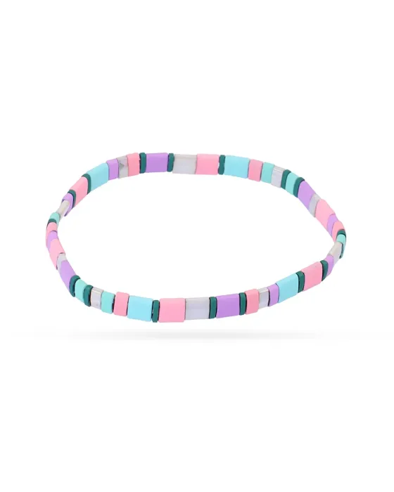 Pulseira Elástica Miyuki Mali Anartxy | Cristal Japonês | Maldita