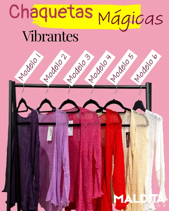Chaqueta Mágica Colores Vibrantes Talla Única | Maldita