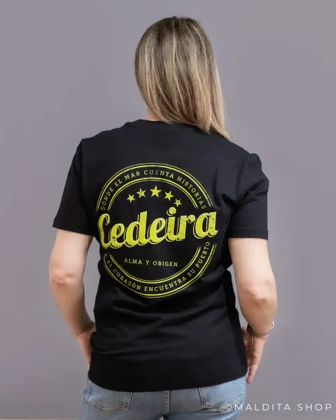 Camiseta Selo de Cedeira Coordenadas Alma y Origen | Maldita