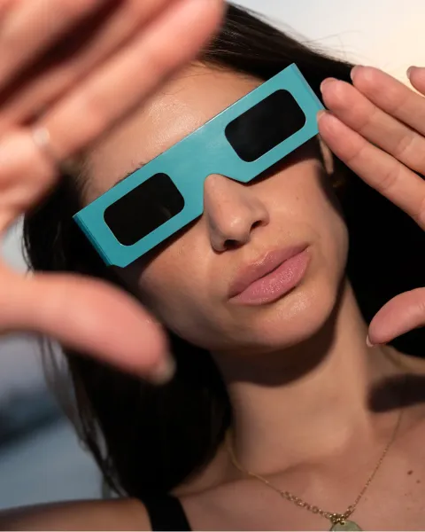 Óculos para Eclipse 12 de Agosto Homologados ISO e CE