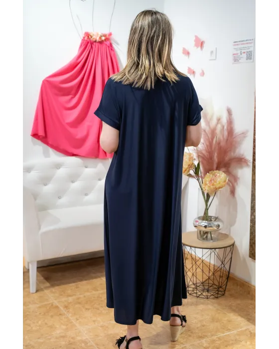 Vestido Liso Amalia Topo Oversize | Esenciales 2