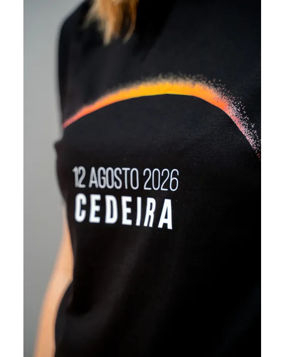 Camiseta Eclipse Cedeira 2026 Negra Unisex | Alma y Origen
