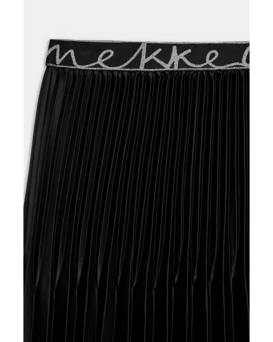 Falda Plisada Anekke Blossom Negra Midi | Ropa Anekke