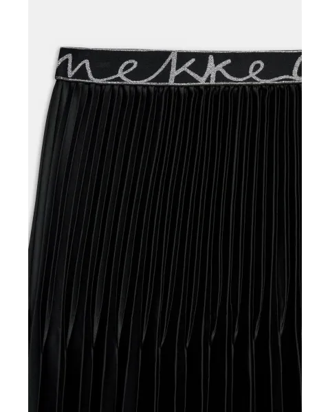 Falda Plisada Anekke Blossom Negra Midi | Ropa Anekke