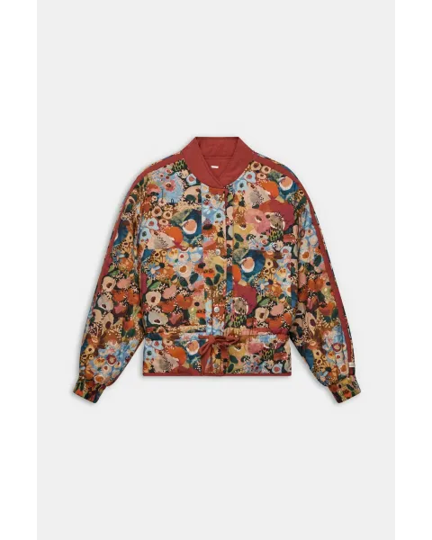 Chaqueta Bomber Anekke Reversible Blossom Teja | Maldita Shop