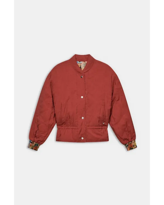 Chaqueta Bomber Anekke Reversible Blossom Teja | Maldita Shop
