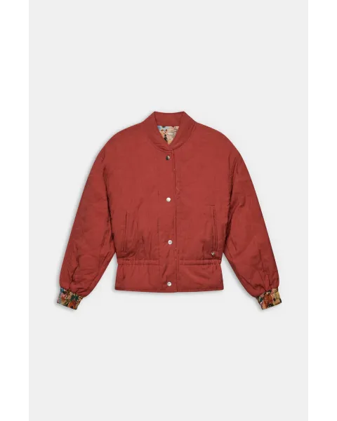 Chaqueta Bomber Anekke Reversible Blossom Teja | Maldita Shop