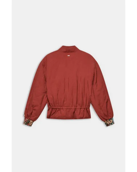 Casaco Bomber Anekke Reversível Blossom Terracota | Maldita Shop