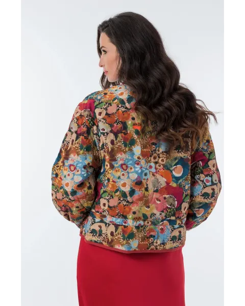 Chaqueta Bomber Anekke Reversible Blossom Teja | Maldita Shop
