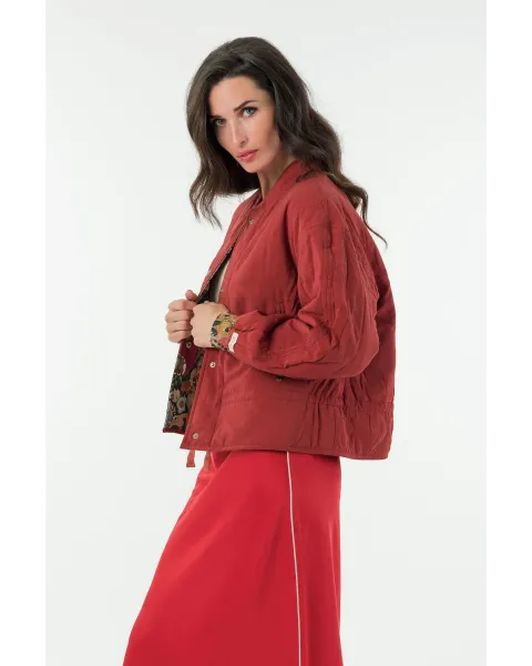 Chaqueta Bomber Anekke Reversible Blossom Teja | Maldita Shop
