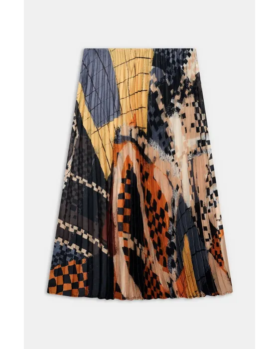 Falda Plisada Anekke Blosson Estampados | Maldita Shop