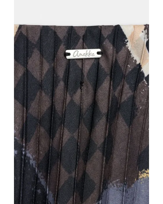 Falda Plisada Anekke Blosson Estampados | Maldita Shop