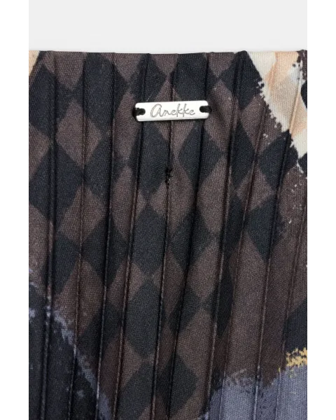 Saia Plissada Anekke Blosson Estampados | Maldita Shop