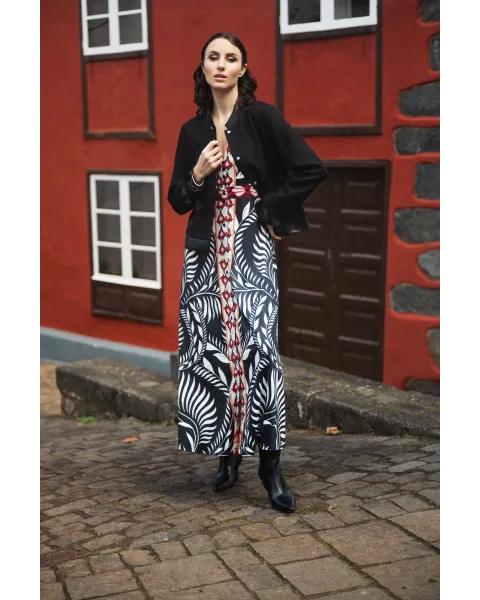 Vestido Malalá Puerto España - Vestido largo estampado