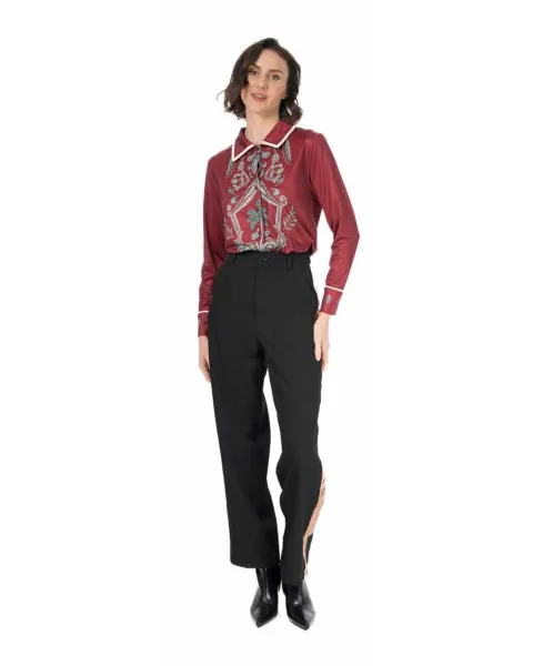 Blusa Malalá Canberra granate
