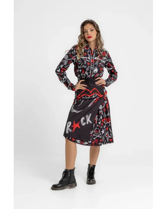 Camisa Lolina Cowboy Bolsillos - ROCK AND ROLL | Camisa cowboy