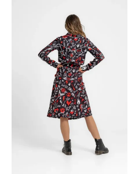 Camisa Lolina Cowboy Bolsos - ROCK AND ROLL | Camisa cowboy