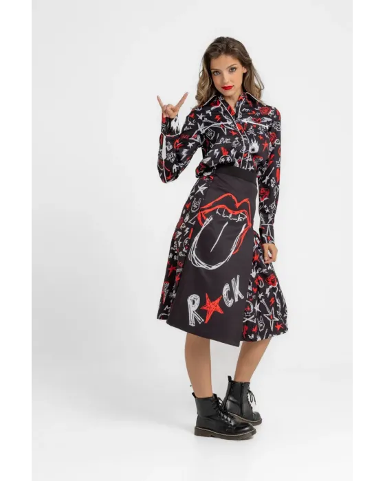 Camisa Lolina Cowboy Bolsos - ROCK AND ROLL | Camisa cowboy