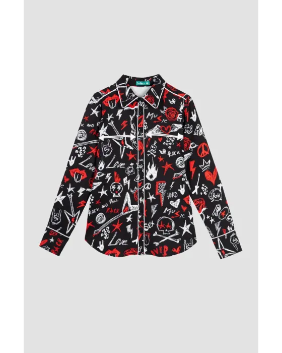 Camisa Lolina Cowboy Bolsillos - ROCK AND ROLL | Camisa cowboy