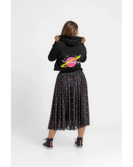 Saia Lolina STARS midi de tule com volume