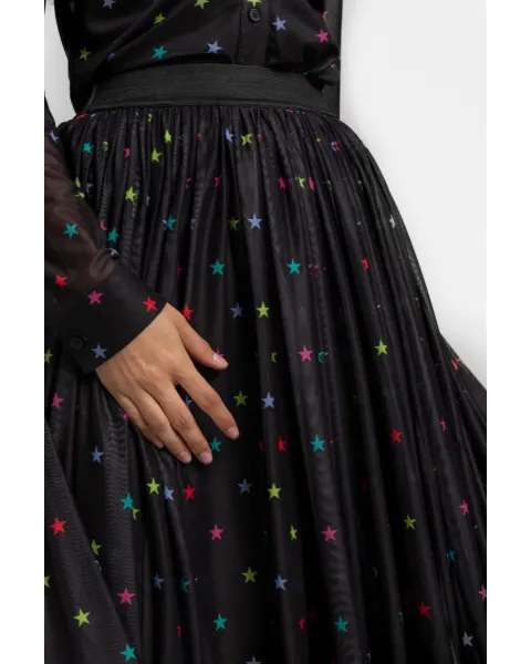 Falda Lolina STARS midi de tul con volumen