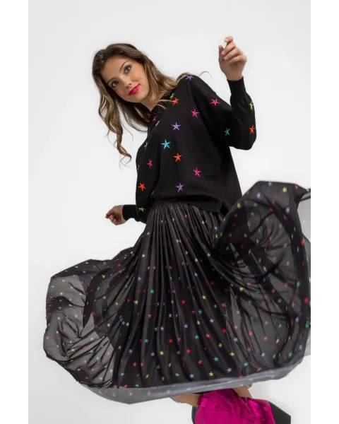 Falda Lolina STARS midi de tul con volumen
