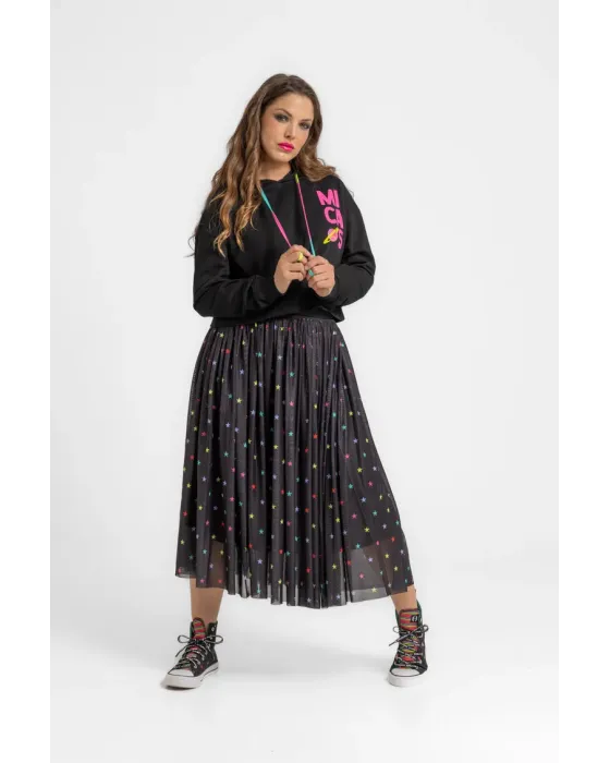 Falda Lolina STARS midi de tul con volumen
