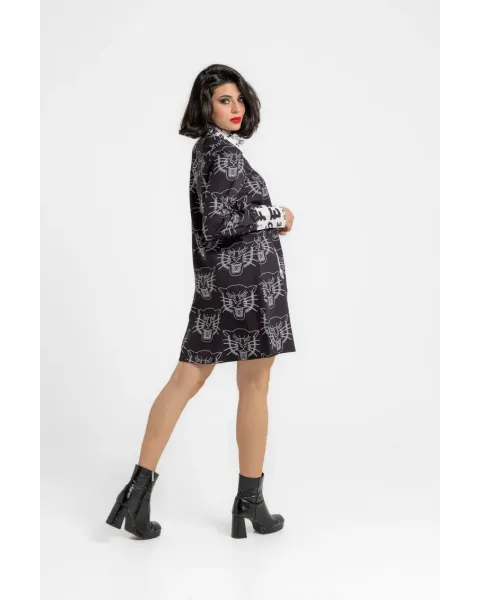 Vestido Lolina BE FREE cuello camisero corte A