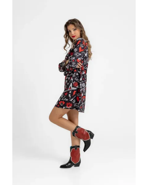 Vestido Lolina ROCK AND ROLL | Corte A