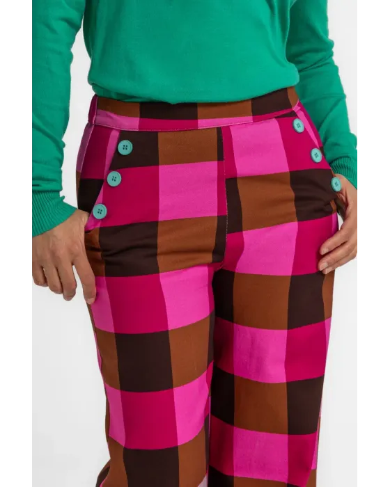 Pantalón Lolina Flowing estilo marinero