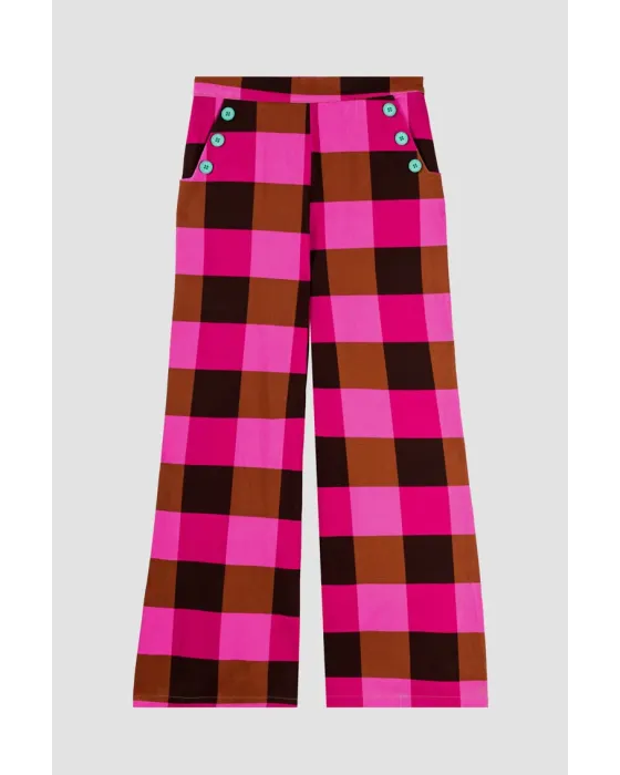 Pantalón Lolina Flowing estilo marinero