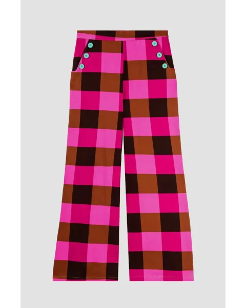 Pantalón Lolina Flowing estilo marinero