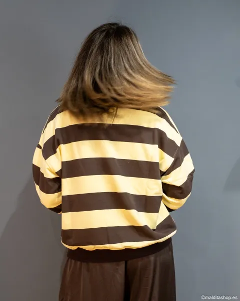 Sudadera Club Amour Marrón-Beige | Esenciales