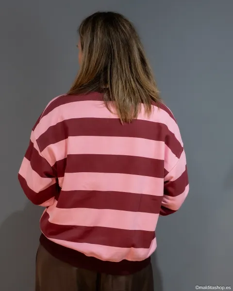 Sudadera Club Amour Rosa Granate | Esenciales