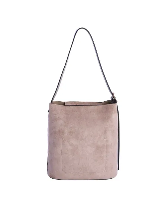 Bolso Hombro Amichi Taupe 5712 | Bolso taupe 2