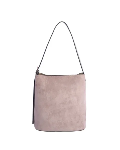 Bolsa de Ombro Amichi Taupe 5712 | Bolsa taupe