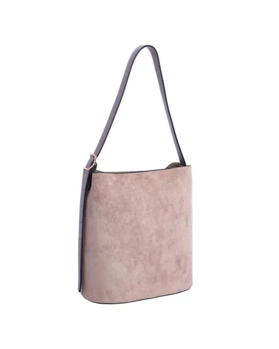 Bolso Hombro Amichi Taupe 5712 | Bolso taupe