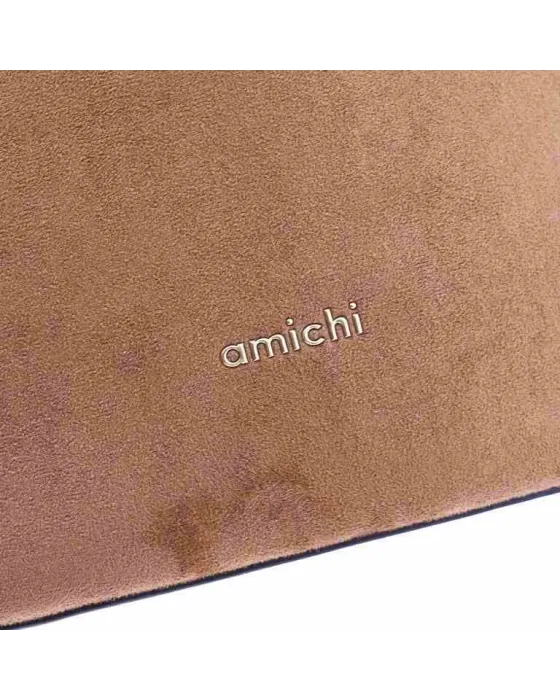 Bolso Hombro Amichi Camel 5712 | Bolso camel