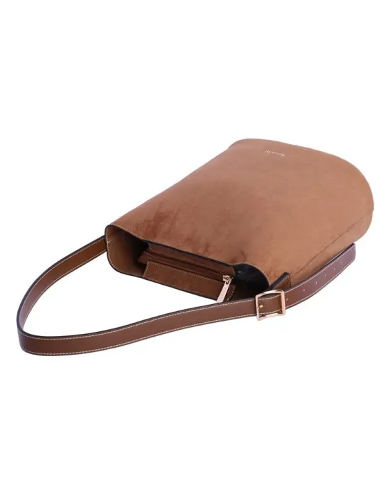 Bolso Hombro Amichi Camel 5712 | Bolso camel