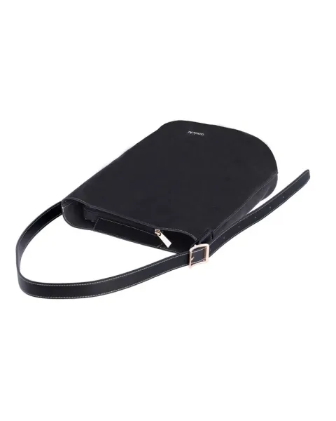 Mala a Tiracolo Amichi Preto 5712 | mala preta