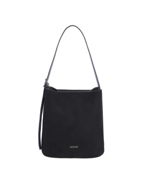 Mala a Tiracolo Amichi Preto 5712 | mala preta