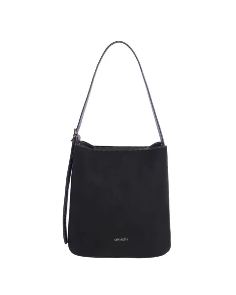 Mala a Tiracolo Amichi Preto 5712 | mala preta