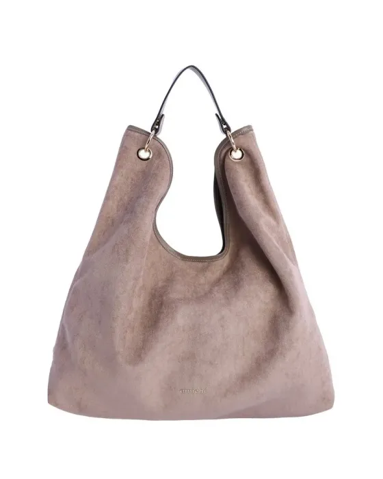 Bolso Shopper Hombro Amichi Taupe 5711