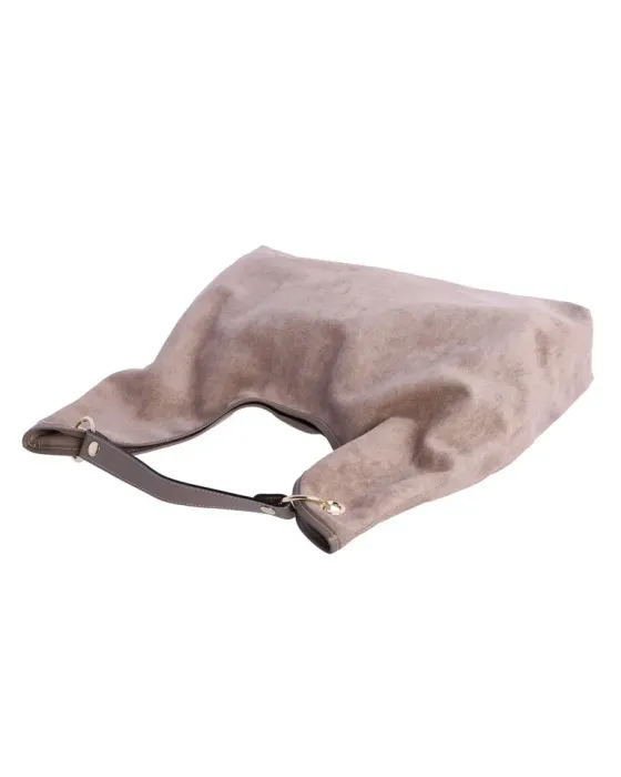 Bolso Shopper Hombro Amichi Taupe 5711