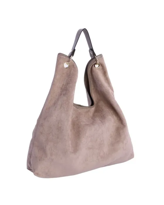 Bolso Shopper Hombro Amichi Taupe 5711