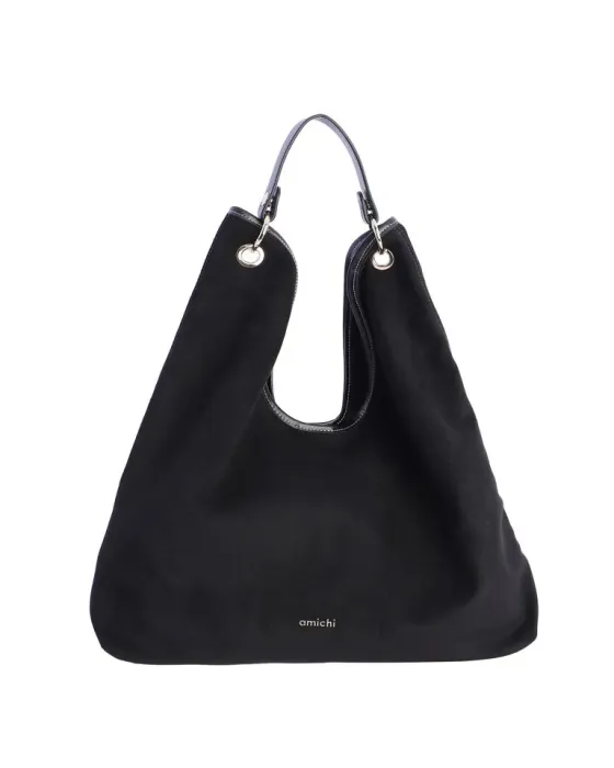 Bolsa Shopper de Ombro Amichi Preto 5711 | shopper