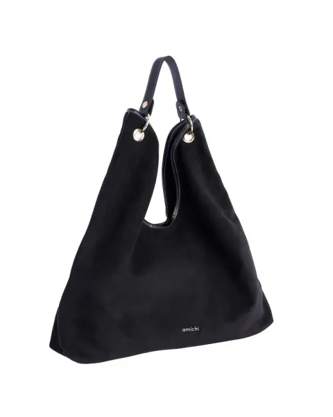 Bolso Shopper Hombro Amichi Negro 5711 | shopper
