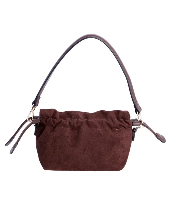 Bandolera Amichi Café 5705 | Bolso ante
